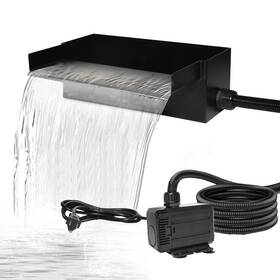 Pewoaoa 702571973942 12inch Pond Waterfall Spillway Kit With 750gph Pump For Up To