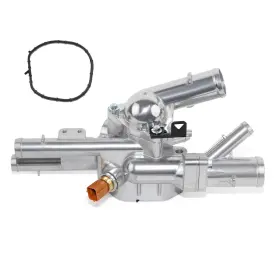 Lxt-022alulx Phraetyson Upgraded Aluminum Thermostat Housing Assembly Compatible With 2015-2017 Hyund