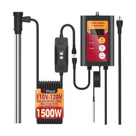 Pixol Px Ss 1500w Bluotc1 1500w Fully Submersible Water Heater For Pool Portable Electric Hot Tub And Gr