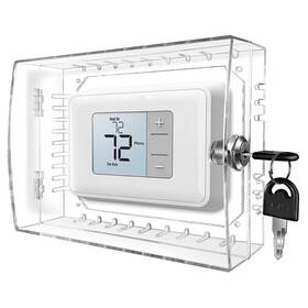 Pkliyh Wellweare002 Universal Large Thermostat Lock Box-thermostat Cover With Key Clear Small The