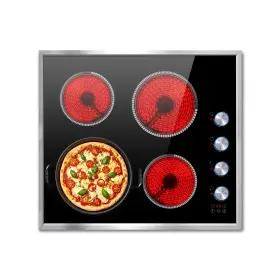 Pdc-pc-d460100-mb-bb Pladeca 4 Burner Electric Cooktop 24 Inch Stove 6000w 220v-240v Built-in C