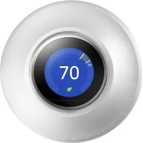 Popmas 313032855877 Metal Nest Learning Thermostat Wall Plate Compatible With Thermost