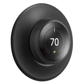Popmas 799637873810 Black Metal Wall Plate Compatible With Nest Learning Thermostat 3rd 2n