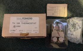 Powers 028606 New In Box Thermostat Th 19x Free Energy Band 45-85f Wl26-2