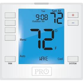 Pro1 095247201600 Digital Universal Thermostat Programmable Heat Pump / Conventional