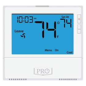 Pro1 Iaq 384929210154 T855 Universal Programmable 7 Day Single Stage Thermostat 2h/2c