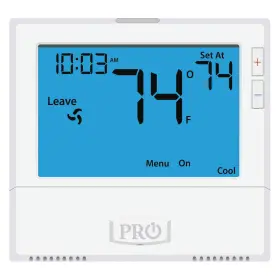 T855 Pro1 Iaq 384929210154 Universal Programmable 7 Day Single Stage Thermostat 2h/2c