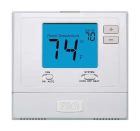Proiaq-t701 Pro1 Iaq Case Of 10 T701 Non-programmable 1h/1c Digital Thermostats