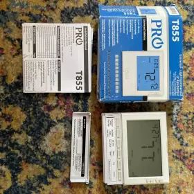 T855 Pro1 Programmable Thermostat White - Used Tested And Working