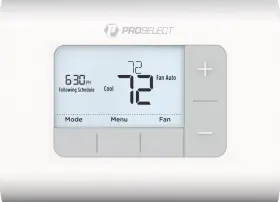 Pstsp11awh Proselect Pstsp11a Pstsp Programmable Digital Controls Thermostat - White