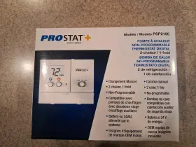 Psp2100 Prostat Model Non Programmable Thermostat