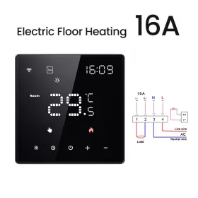 Wt400s Proxxi Smart Wifi Thermostat For Gas Boiler Compatible With Alexa And Google Home
