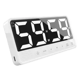Ys-1009 Pulivia Extra-large Display Digital Kitchen Timer With 7.4 Inch Led Screen 6 Alarms &