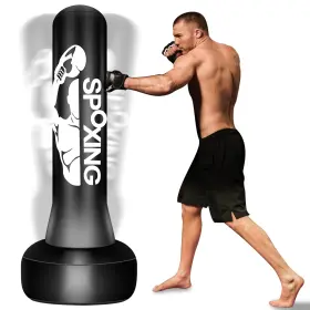 Pzs009y0421crsd007-01 Pzmxec Heavy Punching Bag Stand - Durable Pv Material Inflatable Easy To Install