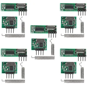 Qccan 701715530836 5pcs 433mhz Wireless Rf Transmitter And Receiver With Antenna Ask Remote Cont