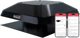 1922 Quietcool 445005823880 Afr Smt Pro-2.0 Roof Mount Smart Attic Fan - Cfm App Cont