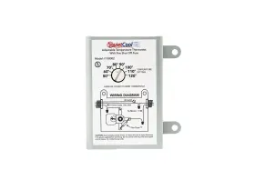 It-30003 Quietcool Attic Fan Adjustable Thermostat With Built-in Fire Safety Shut Off For Powered A