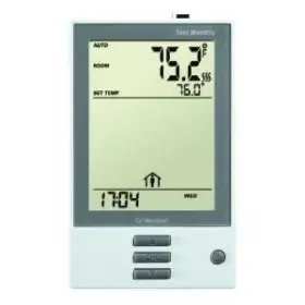 Quietwarmth 703502640518 3-in X 4-in White Dual-voltage Digital Programmable Thermostat