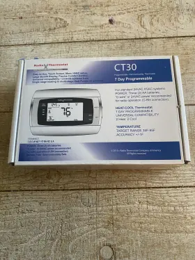 Ct30 Radio Thermostat 793573746993 7 Day Programmable New