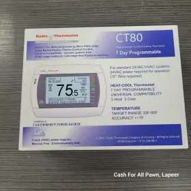 Ct80 Radio Thermostat 820633977254 7 Day Programmable Communicating Universal Read