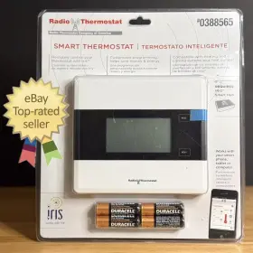 Ct-101-l Radio Thermostat New Smart Home Ct101 Wifi Iris Version Z Wave Sealed Read