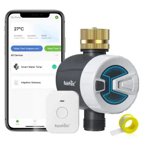 Tcttv102b-w-nhv1-c Rainpoint Wifi Water Timer Brass Inlet Smart Hose Faucet Automatic Ir