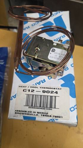Ranco C12-9024 Heat/cool Thermostat For Hvac Systems