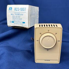 Ranco R23-1007 Vtg Wall Thermostat New In Box Line Voltage Single Break