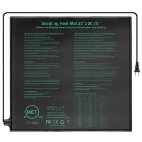 Rc Sll Bohogn80530 Seedling Heat Mat 20 Inch X20.75 Mats For Seed Starting Waterproof Plant Hea