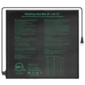 Bohogn80530 Rc Sll Seedling Heat Mat 20 Inch X20.75 Mats For Seed Starting Waterproof Plant Hea
