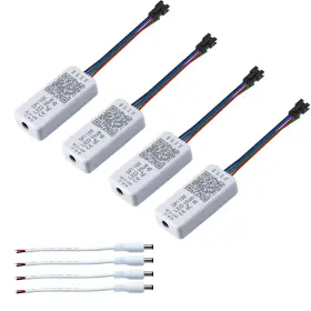 Ws2812b Recre-tech 787942582510 Sp110 Led Hue Controller 4-pack Sp110e Bluetooth Ws2811 Controll