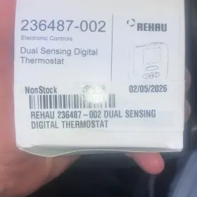 236487-002 Rehau Dual Sensing Digital Thermostat