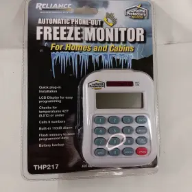 Thp217 Reliance Freeze Monitor For Homes And Cabins Alerts Temps Under 45 New In Package