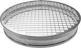Repa Market 751038503730 12 Inch Net 3/8 X Duct End Cap With Steel Mesh - Round Galvanized