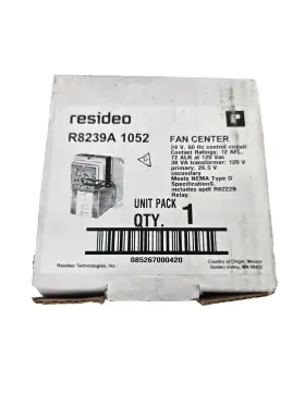 R8239a Resideo Nos Honeywell 1052 Fan Control Center