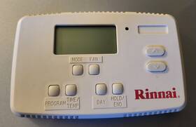 Rinnai 2v781894 Programmable Thermostat 2h/1c Heat Pump