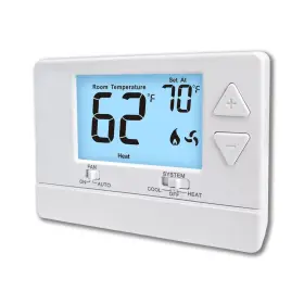 Riseem 607605200691 Nonprogrammable Thermostat For Home Digital Energy-saving Single-