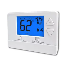 Riseem 607605200707 Nonprogrammable Thermostat For House Digital Energy-saving Single