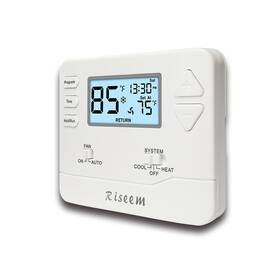 Riseem 607605200745 Programmable Thermostat For House 5-1-1 Day Multi-stage Digital