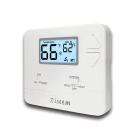 Riseem 635403033272 Nonprogrammable Thermostat For Home Single-stage Systems Digital Energy-savi