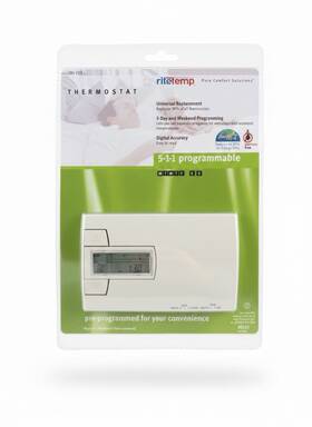 Ritetemp Gpmg8022c 8022c 5-1-1 Programmable Thermostat 781-733 New Sealed Pure Comfort 24v