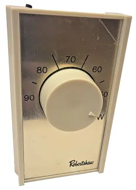 500-503 Robertshaw Vintage Wall Thermostat Line Voltage Cooling