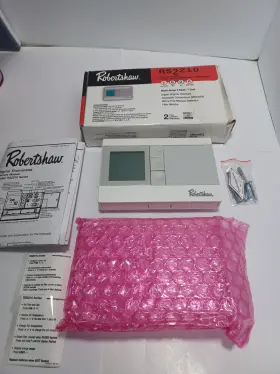 Rs2210 Robertshaw Digital Non-programable Thermostat Electric Gas Open Box