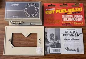 Robertshaw T33-1044 Heating And Cooling Thermostat Nos