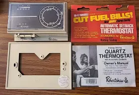 T33-1044 Robertshaw Heating And Cooling Thermostat Nos