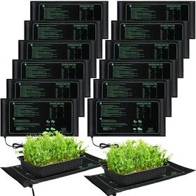 Roceei Yoj-roceei-1036 18 Pack Seedling Heat Mat Bulk 10 Inch X 20.75 Mats For Seed Starti