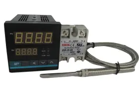 Kc-3001 Rocon P Universal Pid Temperature Controller With Solid State Relay And Waterproof Stai