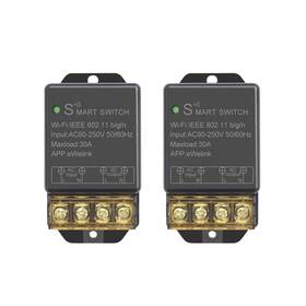 Rodot Kr2201by 2 Ewelink 30a Hight Power Wifi Smart Switch 110v/120v/240v App Remote With Tim