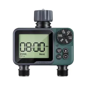 Itv211 Rvwsx Sprinkler Timer 2 Zone Programmable Water For Garden Hose Wi... Fast Ship