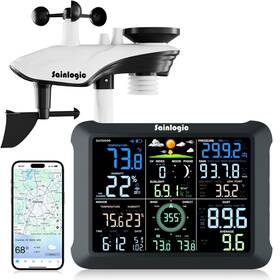 Sainlogic 734257141079 Wifi Smart Weather Station Sa9 With 24h/ 7days Accurate For